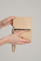 Zoozie Bags Cartera de Mujer de Piel PU Beige 9.5 x 2 x 10 cm